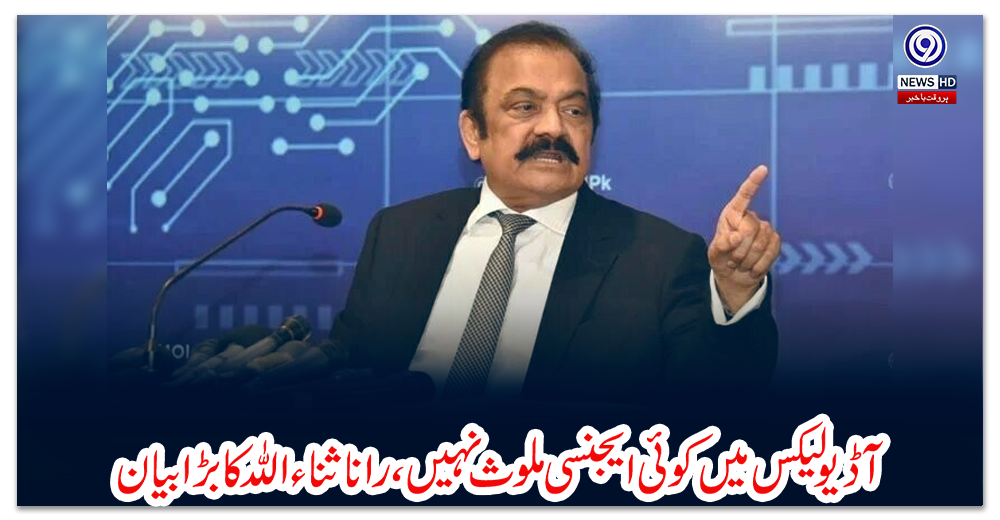 آڈیولیکس-میں-کوئی-ایجنسی-ملوث-نہیں،-رانا-ثناء-اللہ-کا-بڑا-بیان