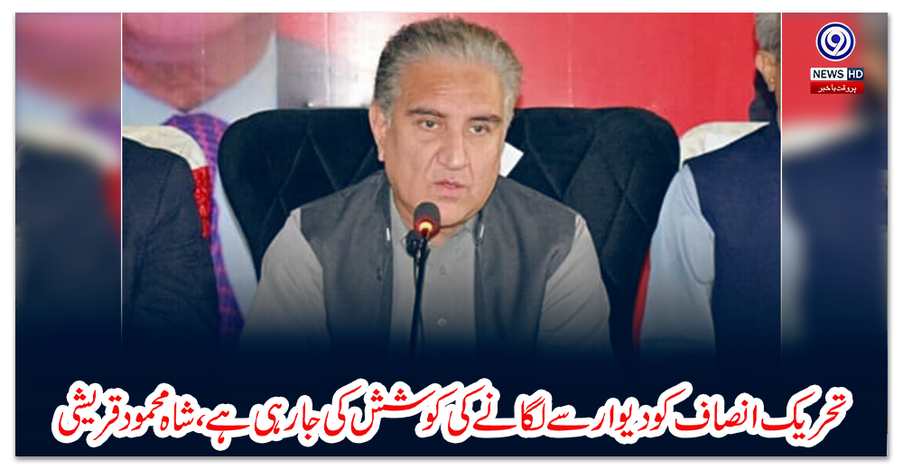 تحریک-انصاف-کو-دیوار-سے-لگانے-کی-کوشش-کی-جارہی-ہے،-شاہ-محمود-قریشی